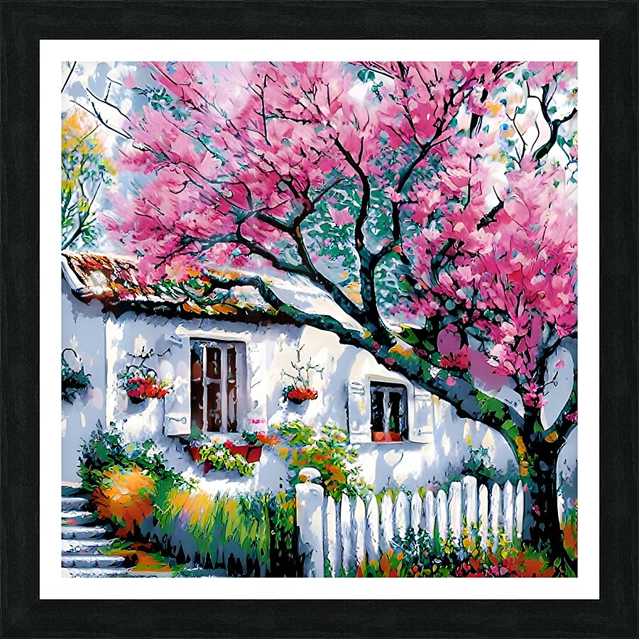 GARDEN HOUSE Picture Frame print