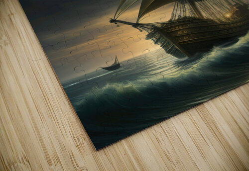 Night sailing boat digitalartlb puzzle
