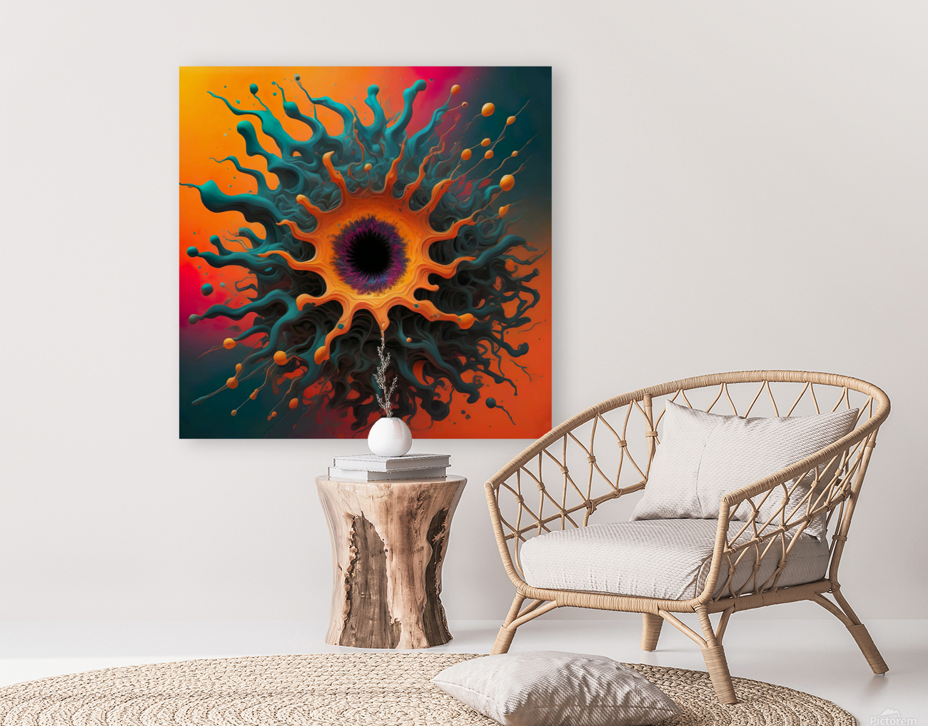 Fractal planet explosion Reproduction