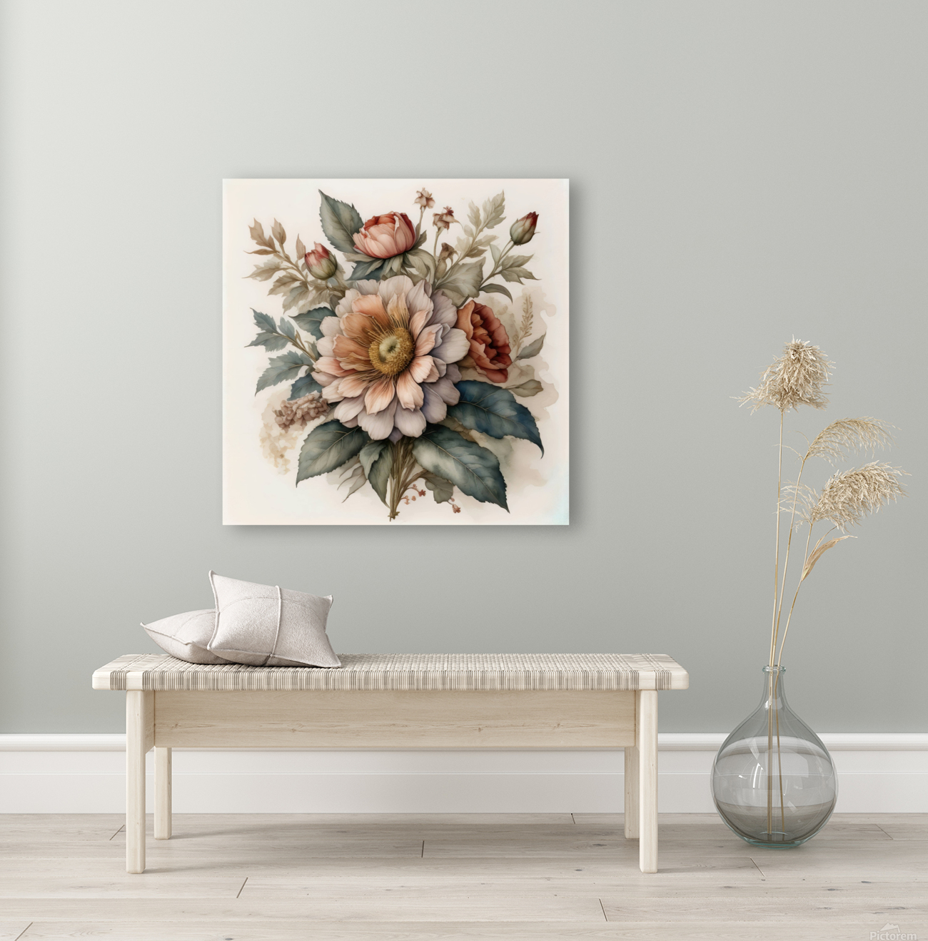 Serene blossoms Reproduction