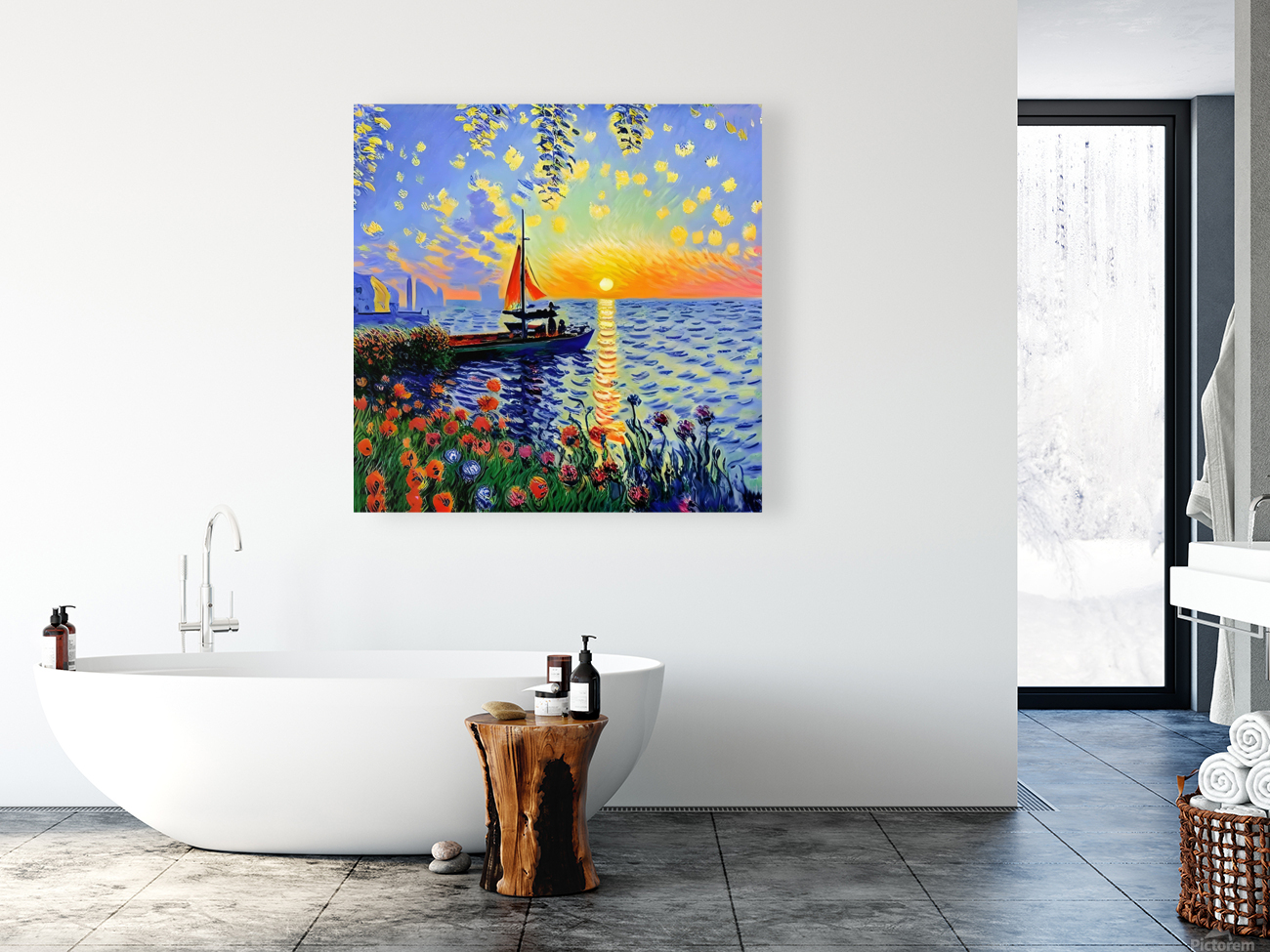 Sailing into twilight Reproduction