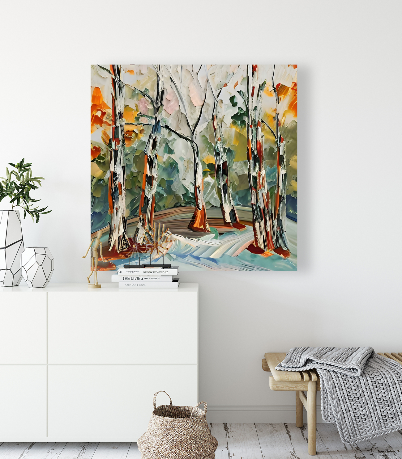 Forest trees symphony Reproduction