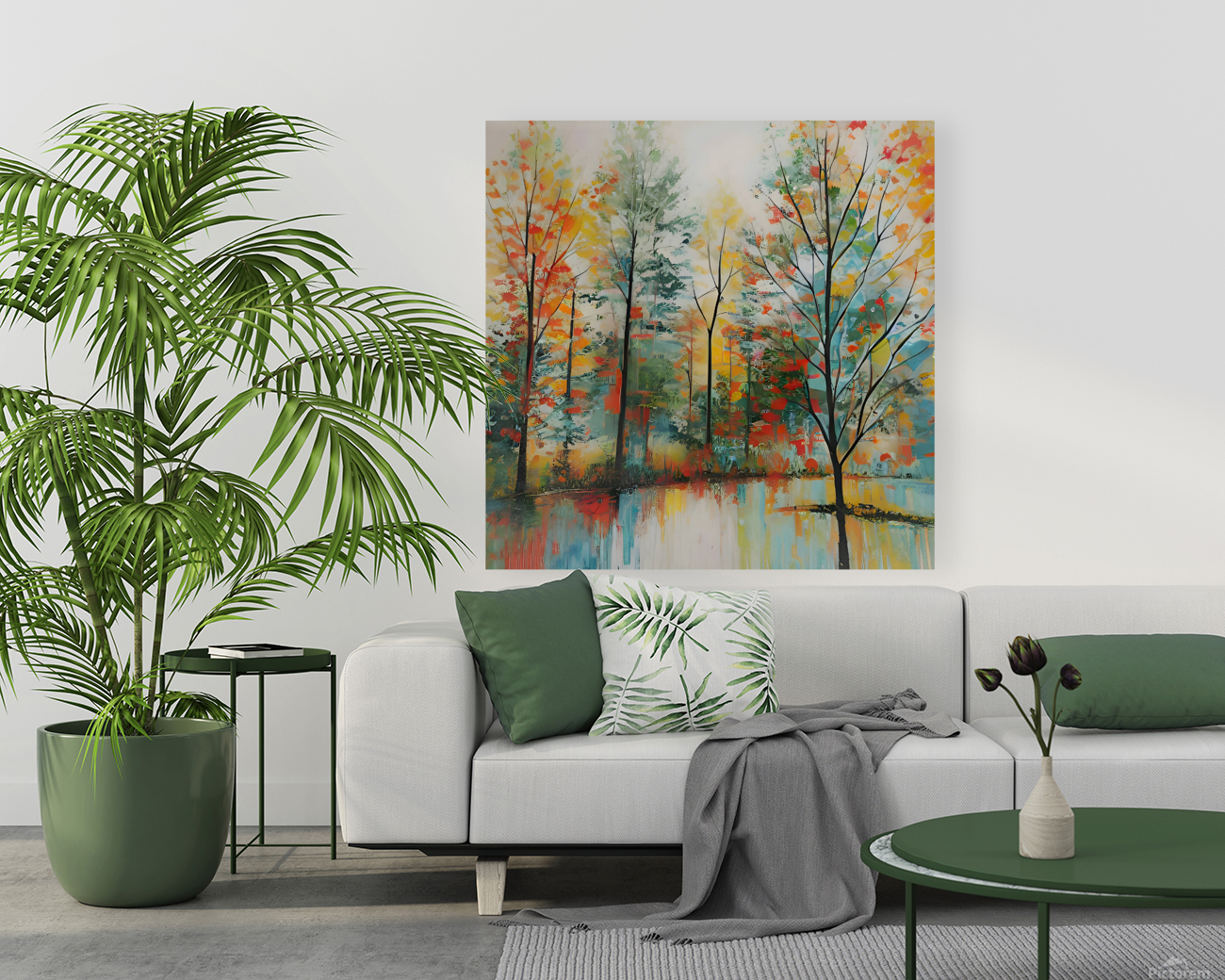 Automns trees reflections Reproduction