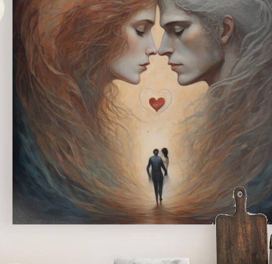 Loves Surreal Embrace by digitalartlb
