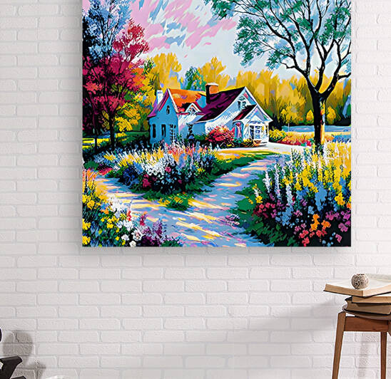 Impressionist twin village houses by digitalartlb