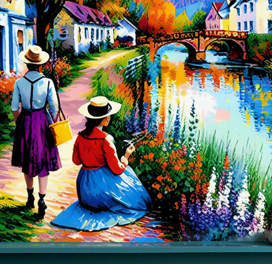 Countryside Blossom Walk by digitalartlb