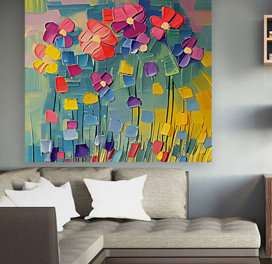 Impressionist floral symphony by digitalartlb