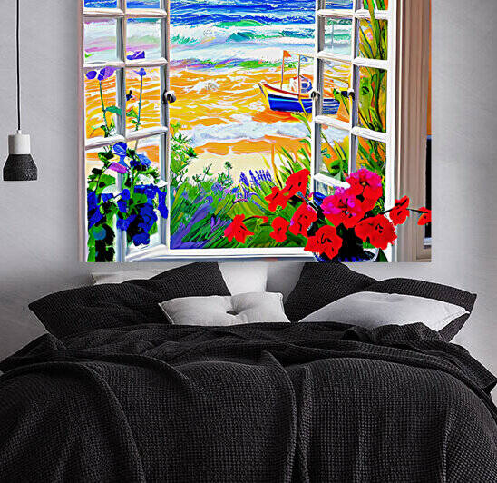 ROOM SUNSET SEA VIEW by digitalartlb