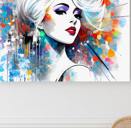 ABSTRACT PORTRAIT OF BEAUTY by digitalartlb