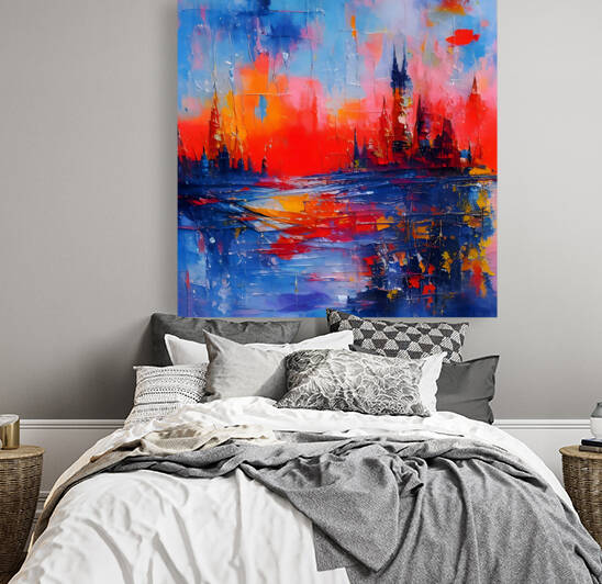 CITYSCAPE COLOR DREAMS by digitalartlb
