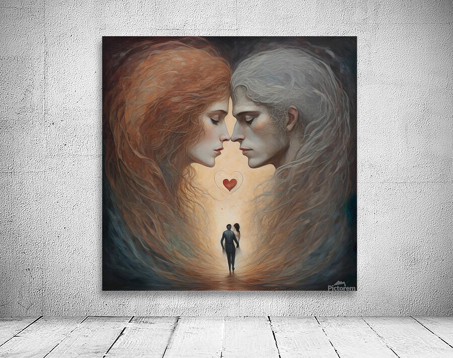 Loves Surreal Embrace Wall Preview