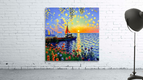 Sailing into twilight Wall Preview