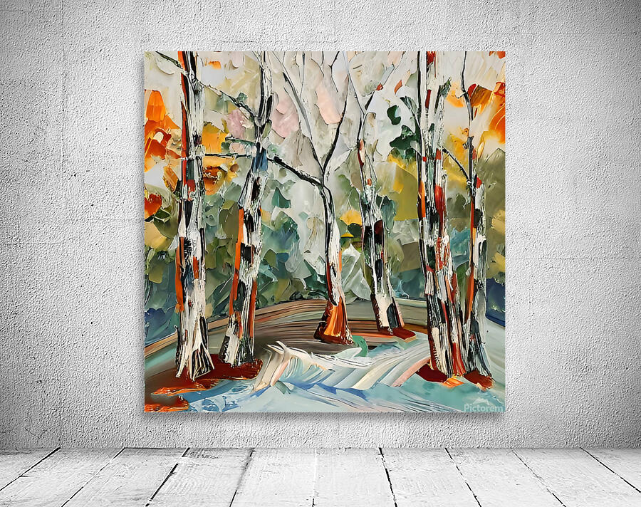 Forest trees symphony Wall Preview