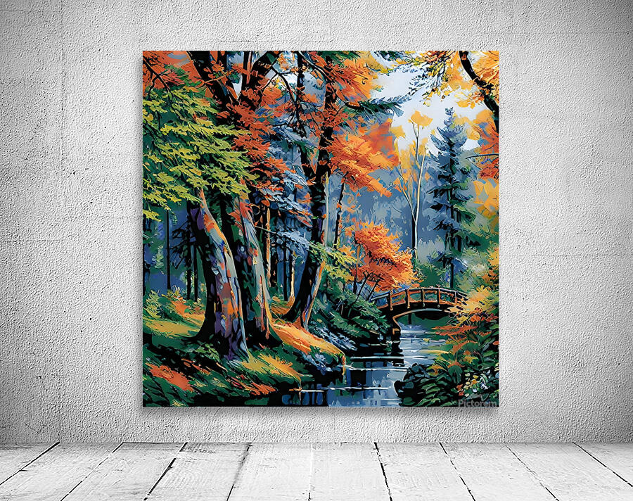 IMPRESSIONISM RIVERSIDE HARMONY Wall Preview