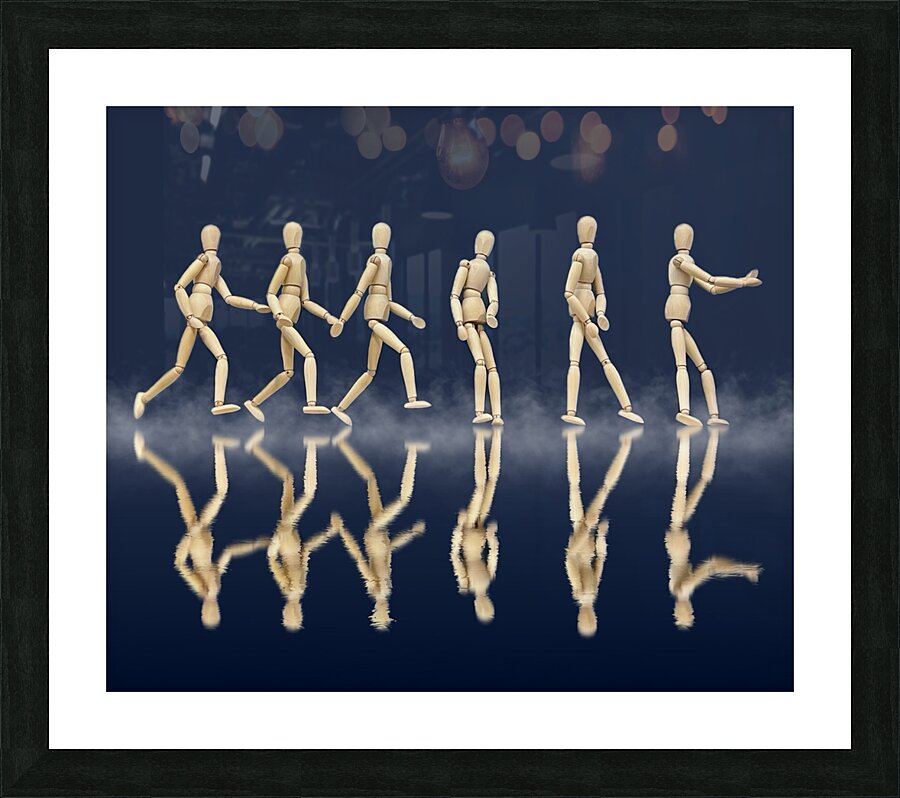 Mannequin March Picture Frame print