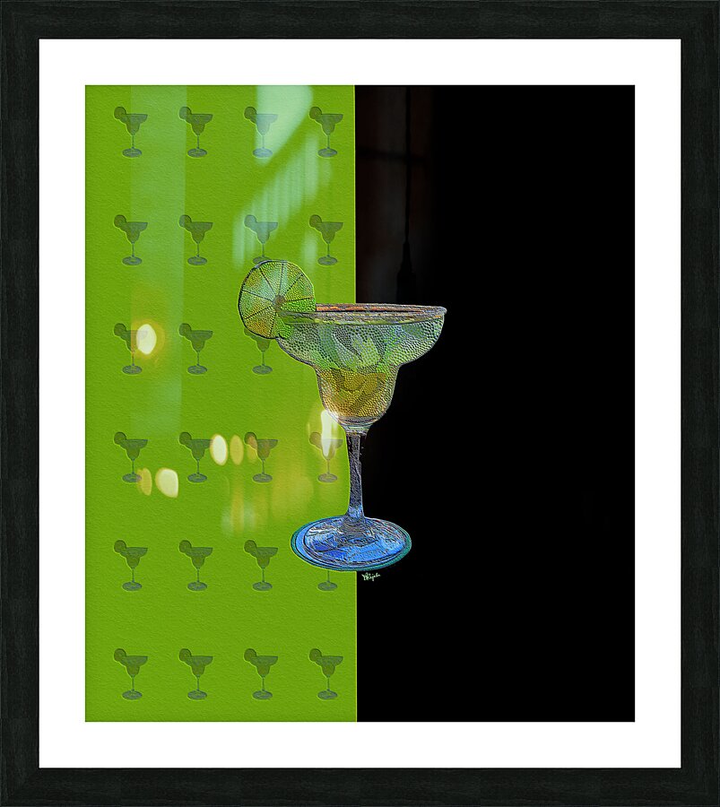 Margarita Time Picture Frame print