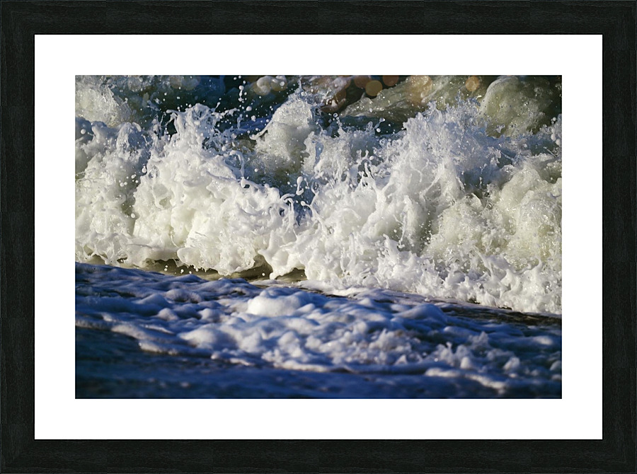 oceanwavecrash Picture Frame print