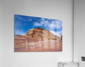 Fire Wave Mountain Acrylic Print