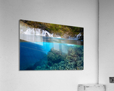 Blue Pool Immersion Acrylic Print