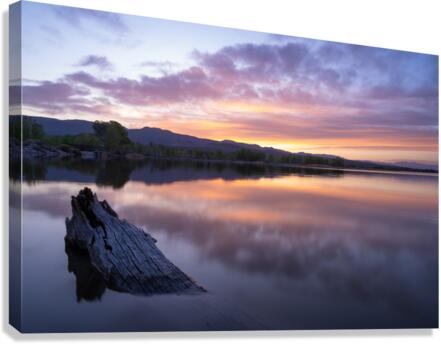 Pahranagat Lake Reflection Canvas Print