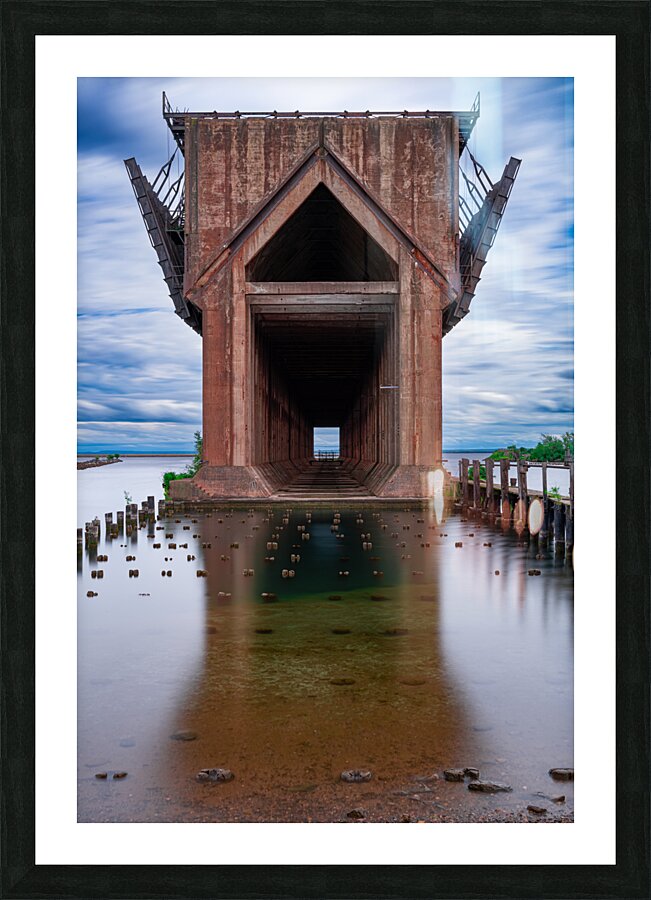 Ore Dock Picture Frame print