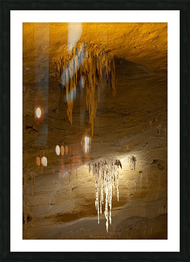 Stalactite Falls Picture Frame print