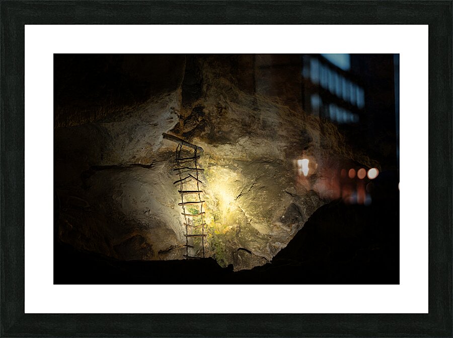 Dark Descent Picture Frame print