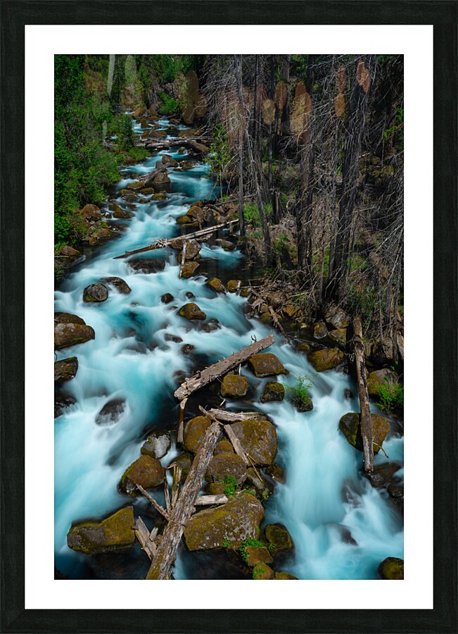Winding Down Picture Frame print