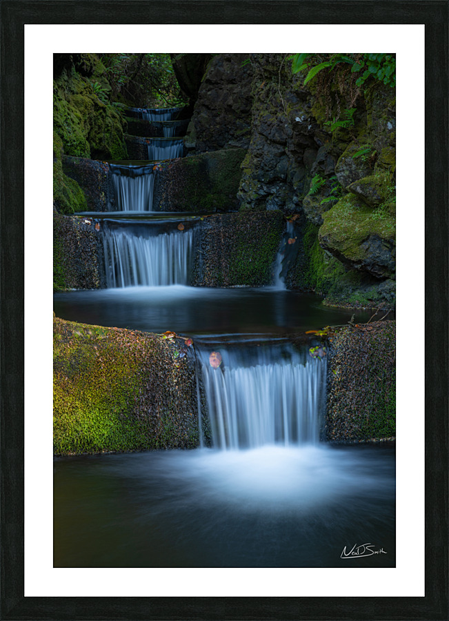 Zen Falls Picture Frame print