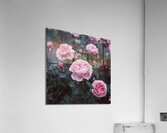 a photo of a pink rose flower with Acrylic Print