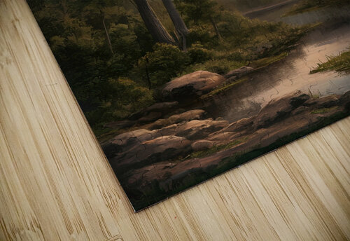 Peaceful Lake Scenery Sali puzzle