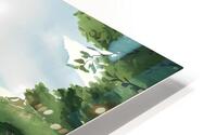 A Tranquil River Scene HD Metal print