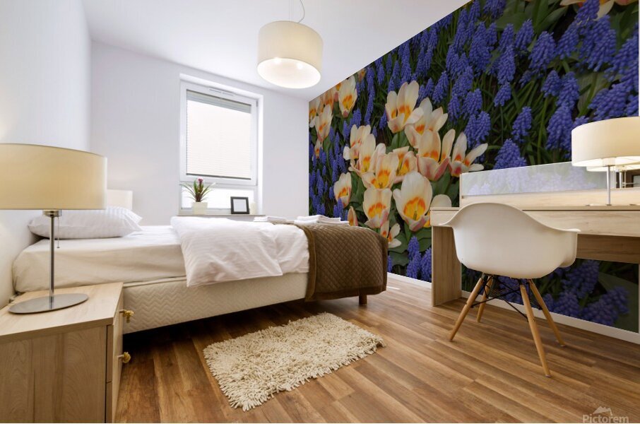 Tulip Garden Mural print