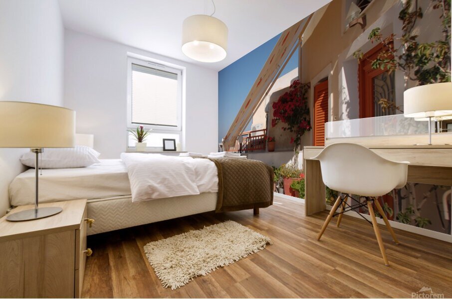Santorini Shade Mural print