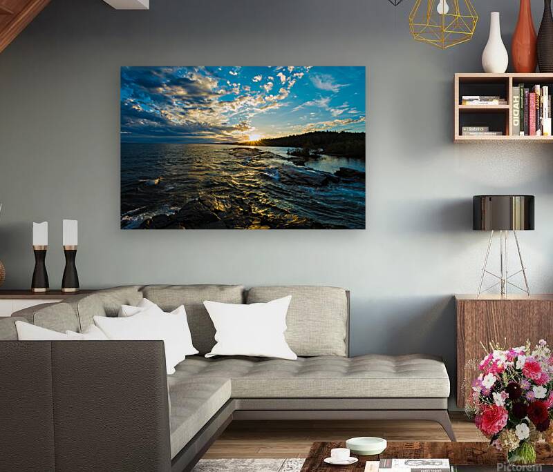  Lake Superior Sunset Reproduction