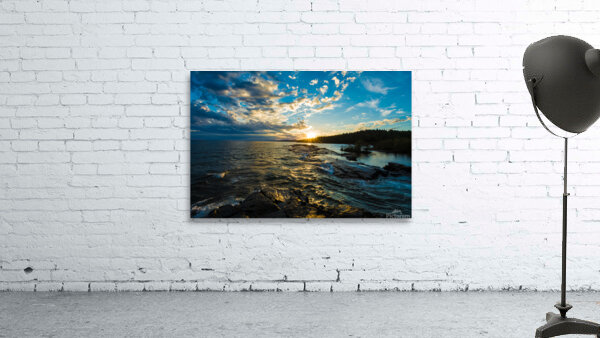  Lake Superior Sunset Wall Preview