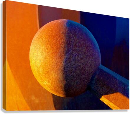 Ball & Jack Sculpture Canvas Print