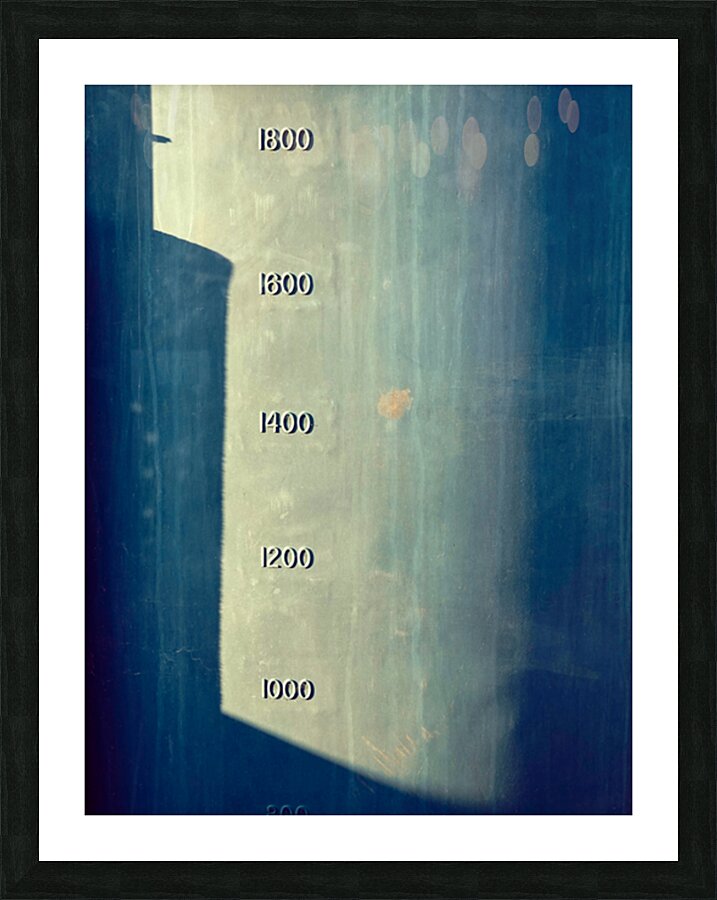 Watertank Shadow Picture Frame print