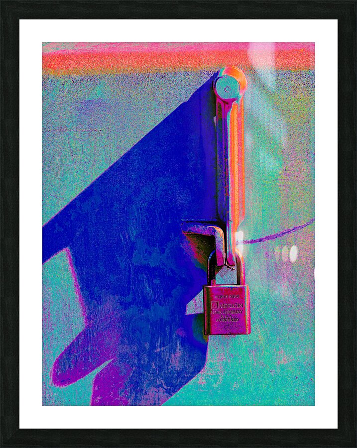 Semaphor voyeur Picture Frame print