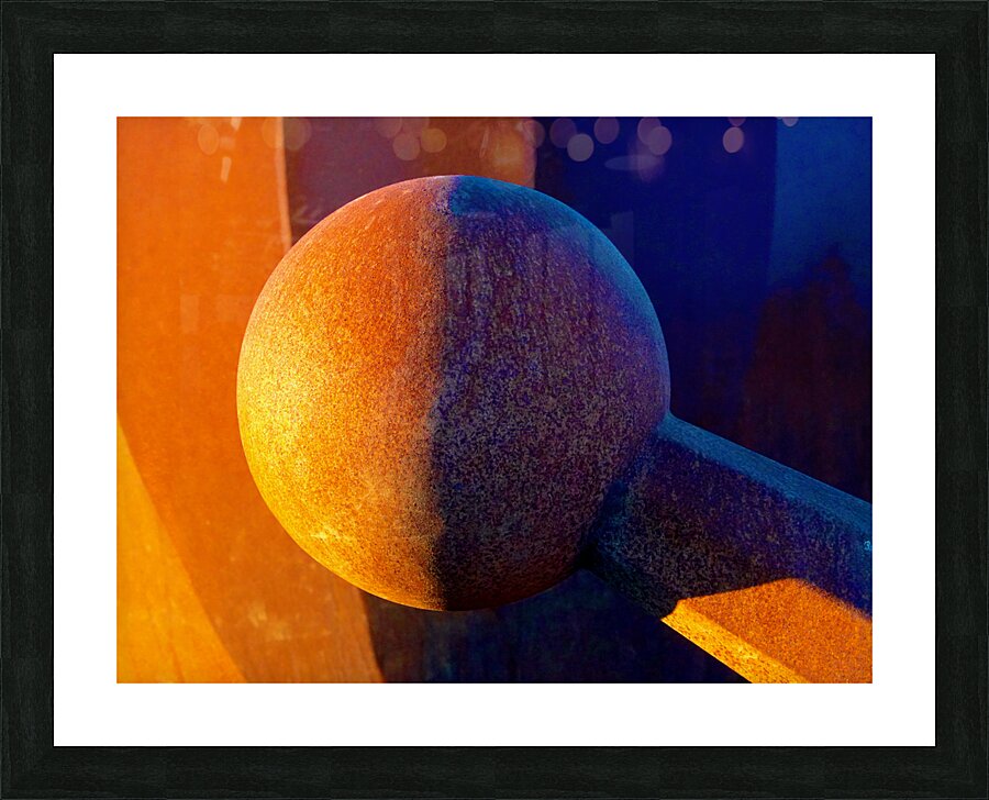 Ball & Jack Sculpture Picture Frame print