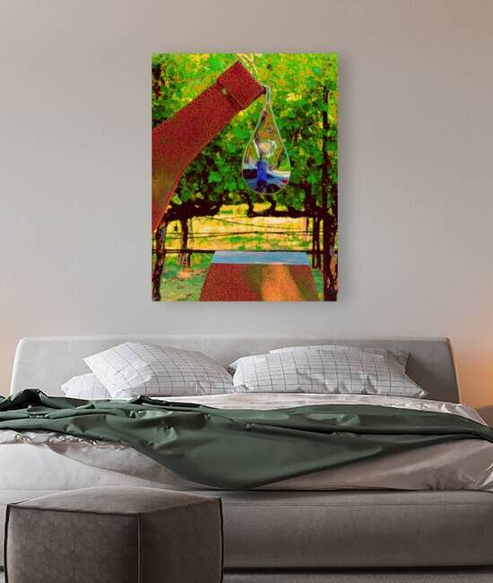 Self Portrait in Wine Drop 1.0 by KOMurphy