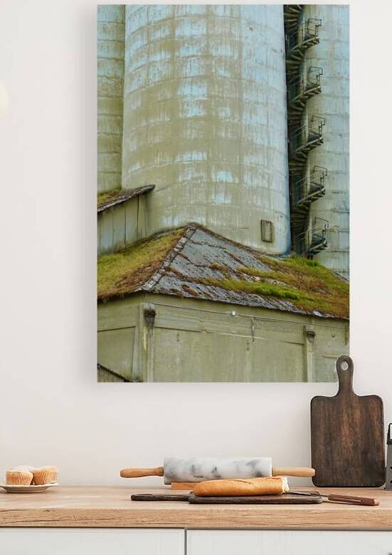 Grain Silos Burgundy Canal by KOMurphy