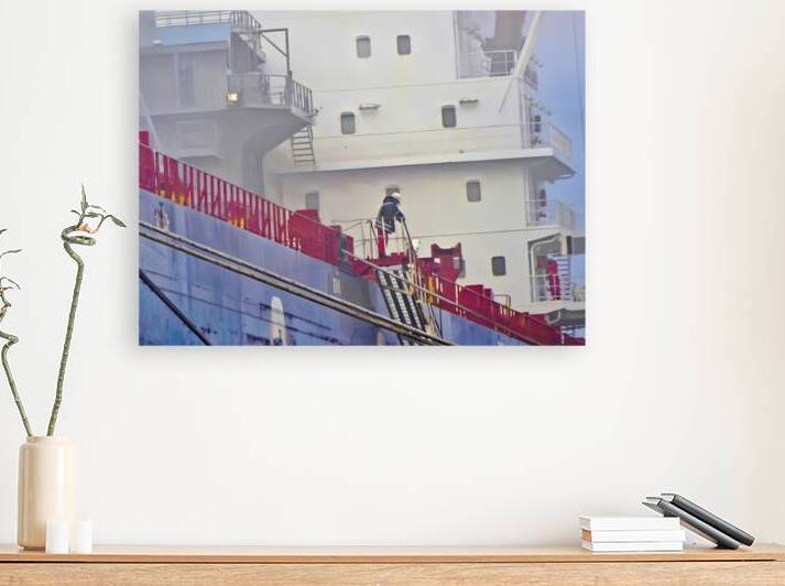 Freighter Ship in Richmond Harbor by KOMurphy