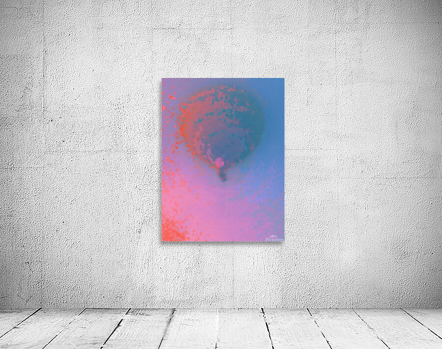 Balloon in cloud - red Wall Preview