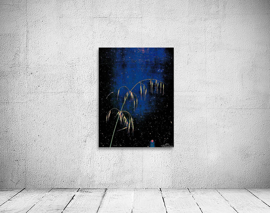 Weed Starry Night Wall Preview