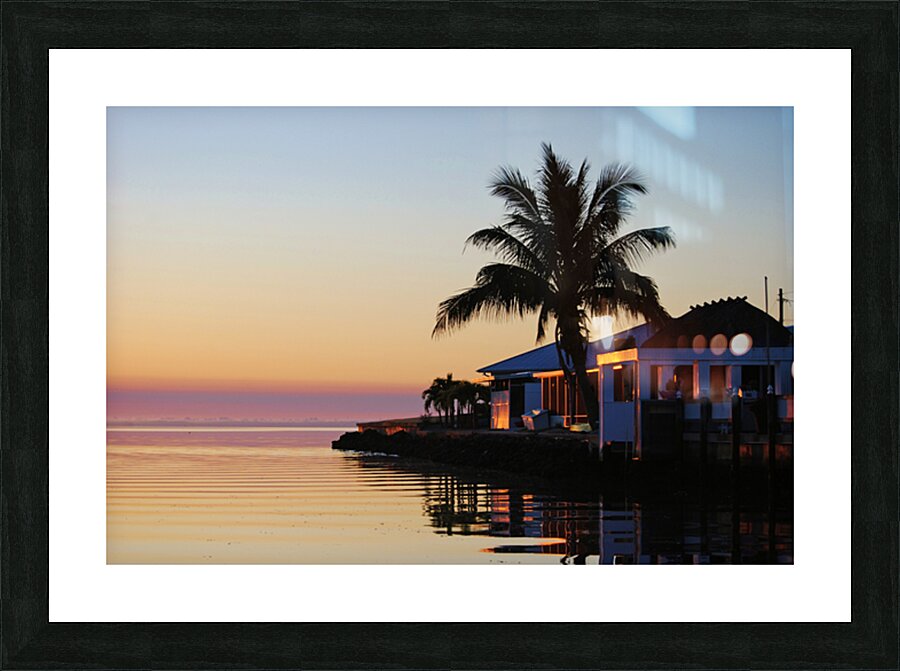 Purple Morning Picture Frame print