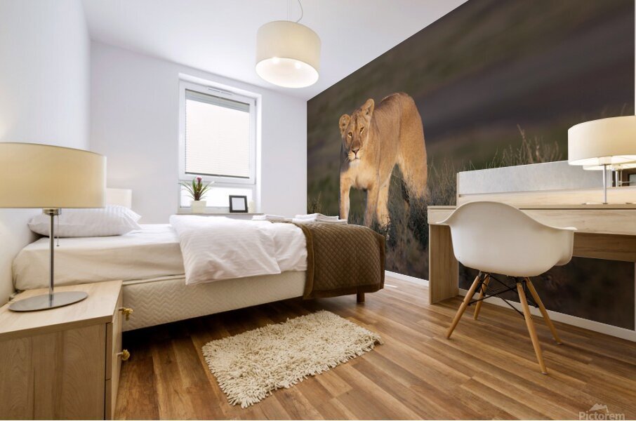 On the Hunt Mural print