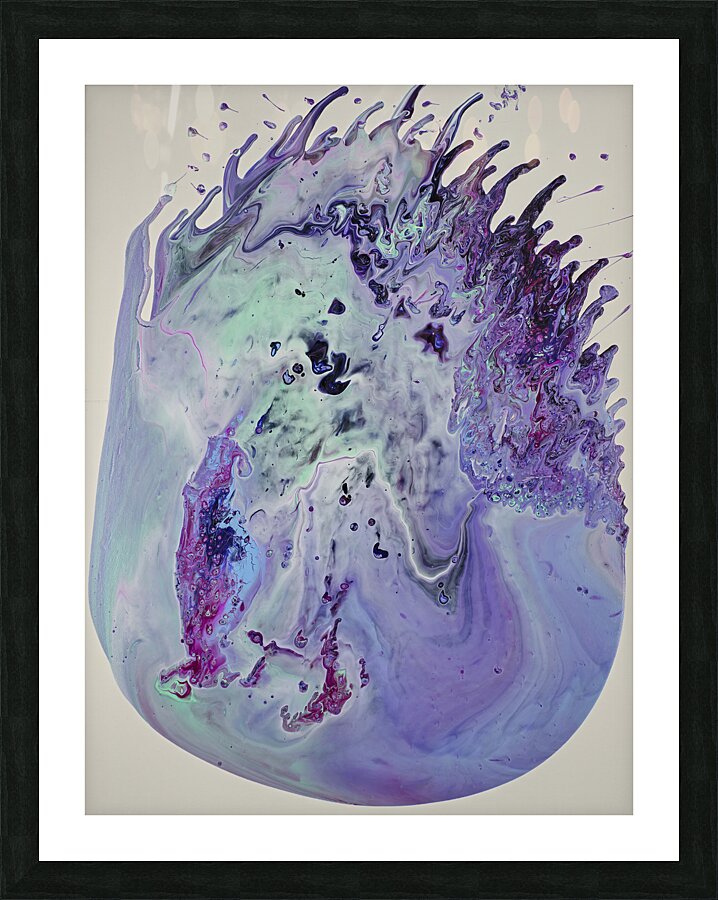 Blue Dance Picture Frame print