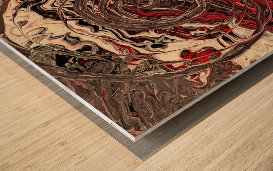 Fire Sail Wood print