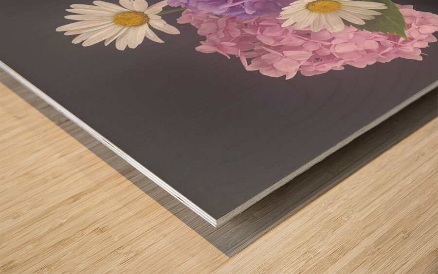 Flowers for Mom Wood print